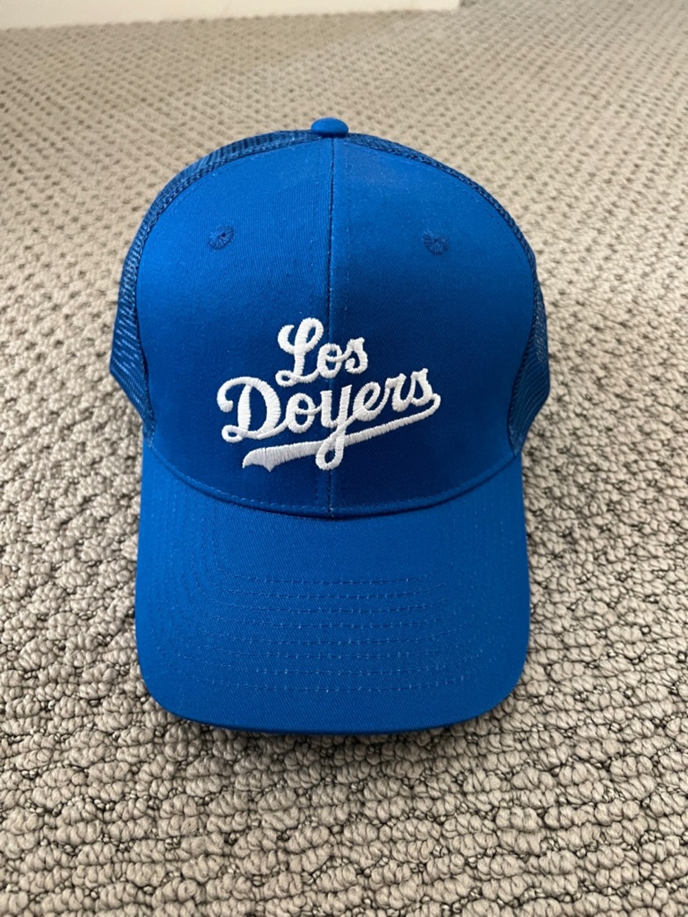 Los Doyers Blue Trucker Hat